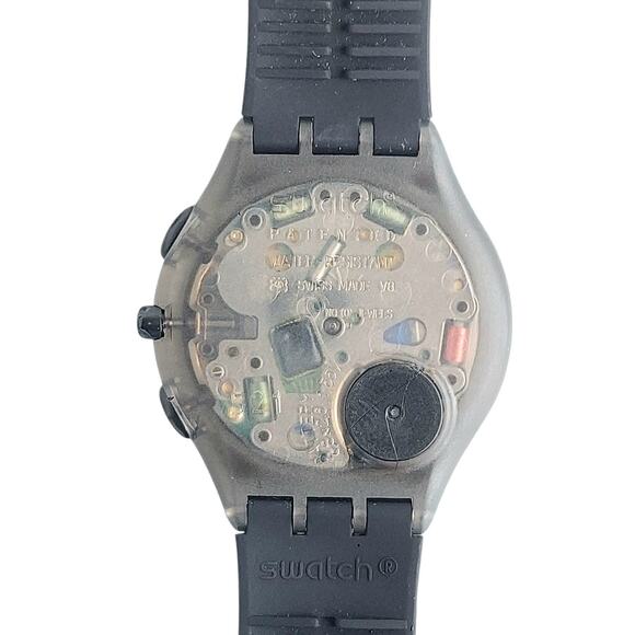 Swatch Watch DOTTY DOTS SUYM104 2004 Skin Chrono New In Case With Paperwork - Picture 6 of 7